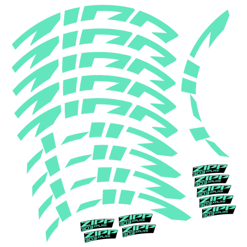 Compatible Decal Zipp 303 XPLR S, Road Wheel, bike sticker vinyl