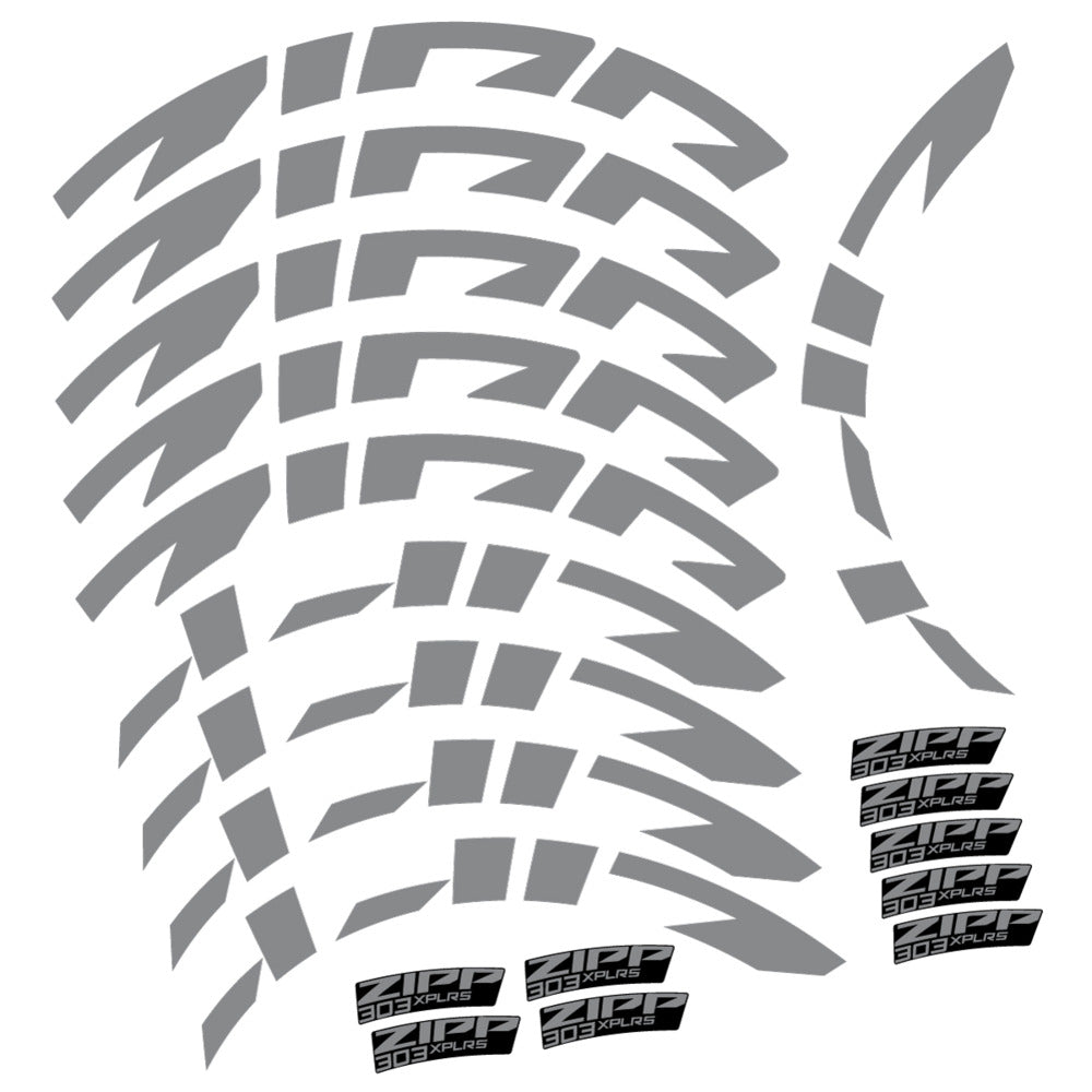 Compatible Decal Zipp 303 XPLR S, Road Wheel, bike sticker vinyl