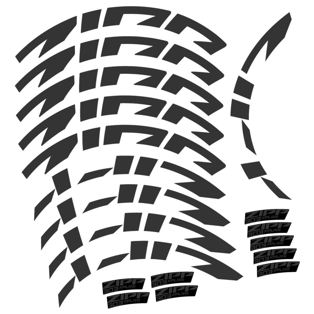 Compatible Decal Zipp 303 XPLR S, Road Wheel, bike sticker vinyl