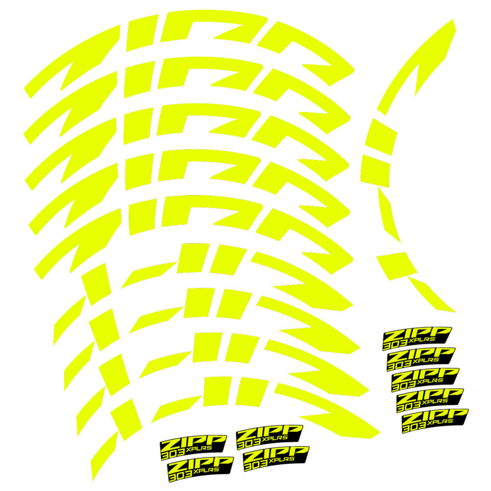 Compatible Decal Zipp 303 XPLR S, Road Wheel, bike sticker vinyl