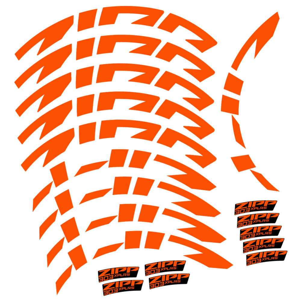 Compatible Decal Zipp 303 XPLR S, Road Wheel, bike sticker vinyl