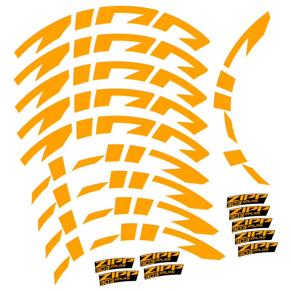 Compatible Decal Zipp 303 XPLR S, Road Wheel, bike sticker vinyl