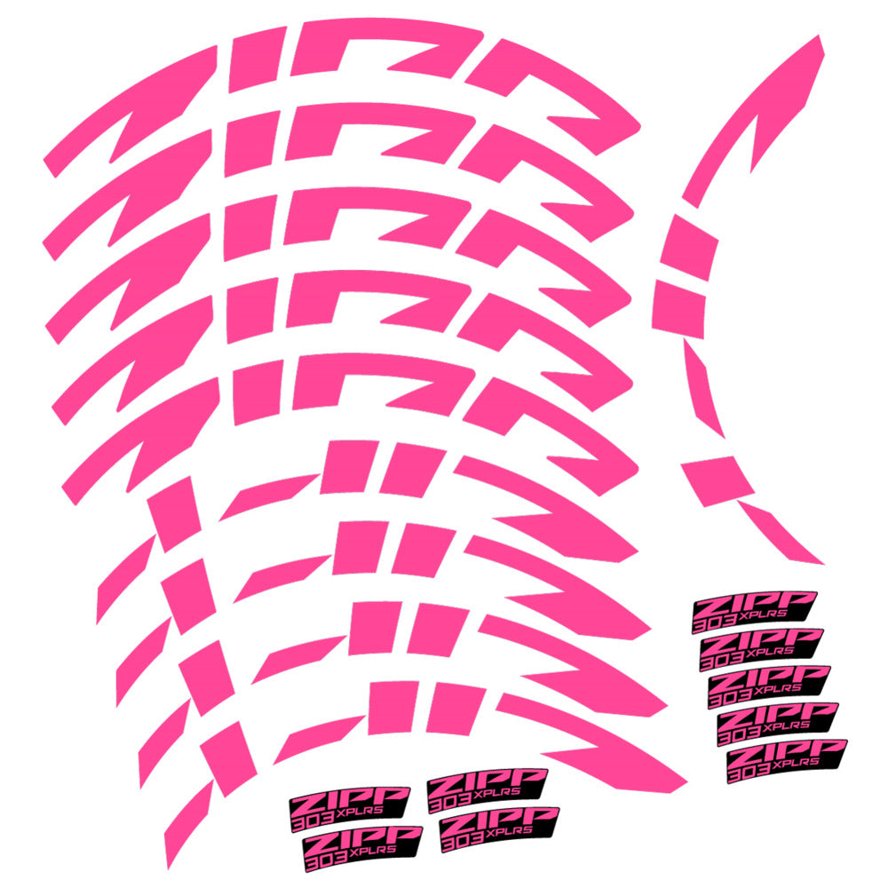 Compatible Decal Zipp 303 XPLR S, Road Wheel, bike sticker vinyl