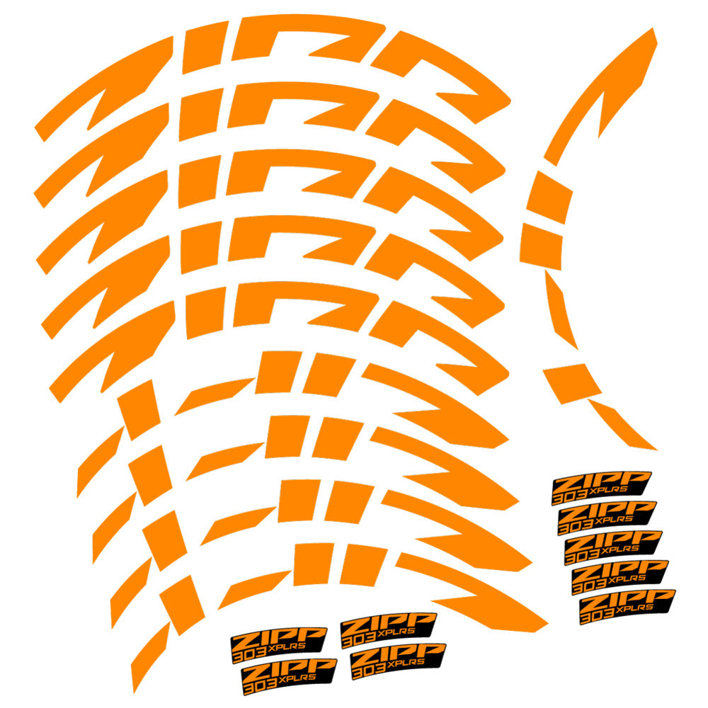 Compatible Decal Zipp 303 XPLR S, Road Wheel, bike sticker vinyl