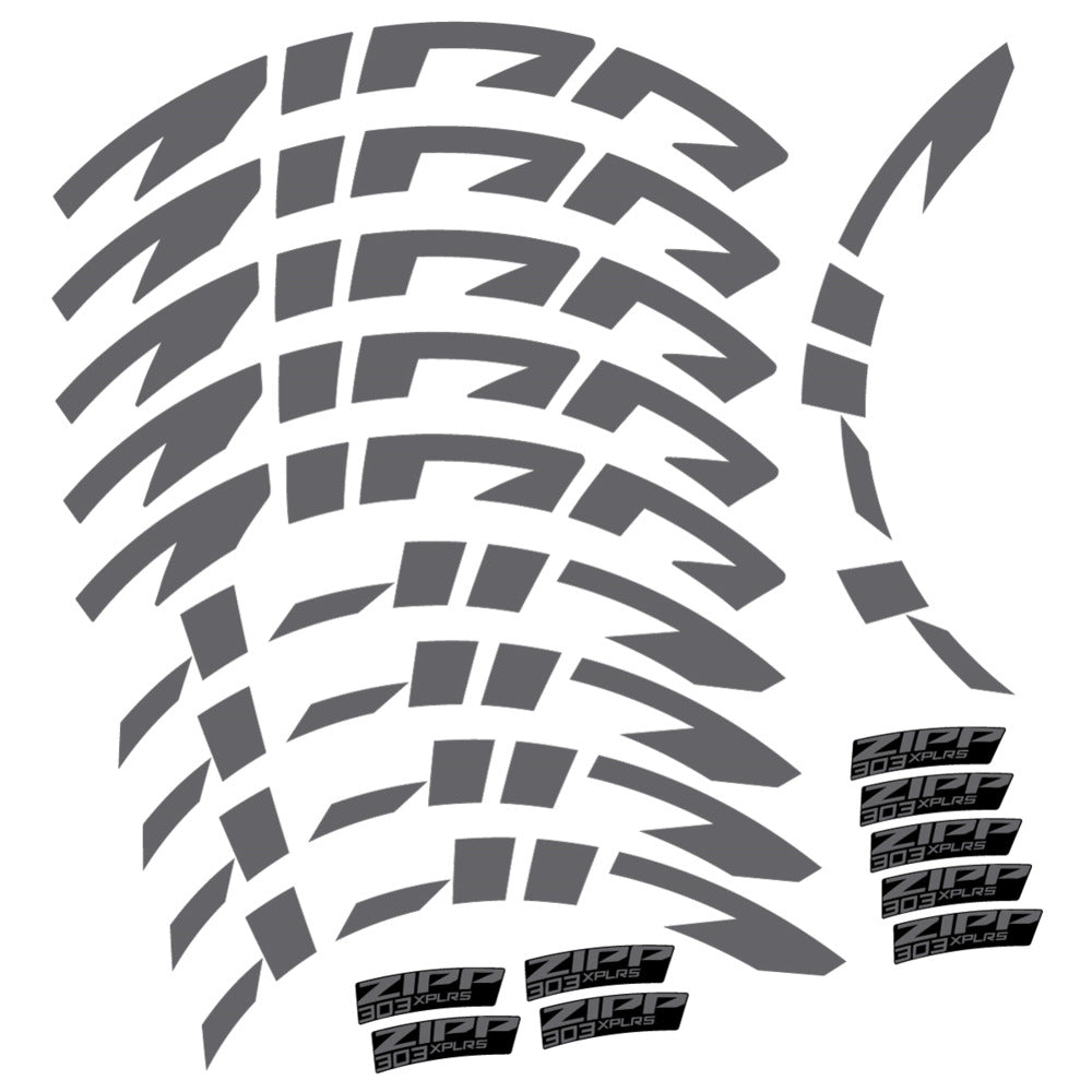 Compatible Decal Zipp 303 XPLR S, Road Wheel, bike sticker vinyl