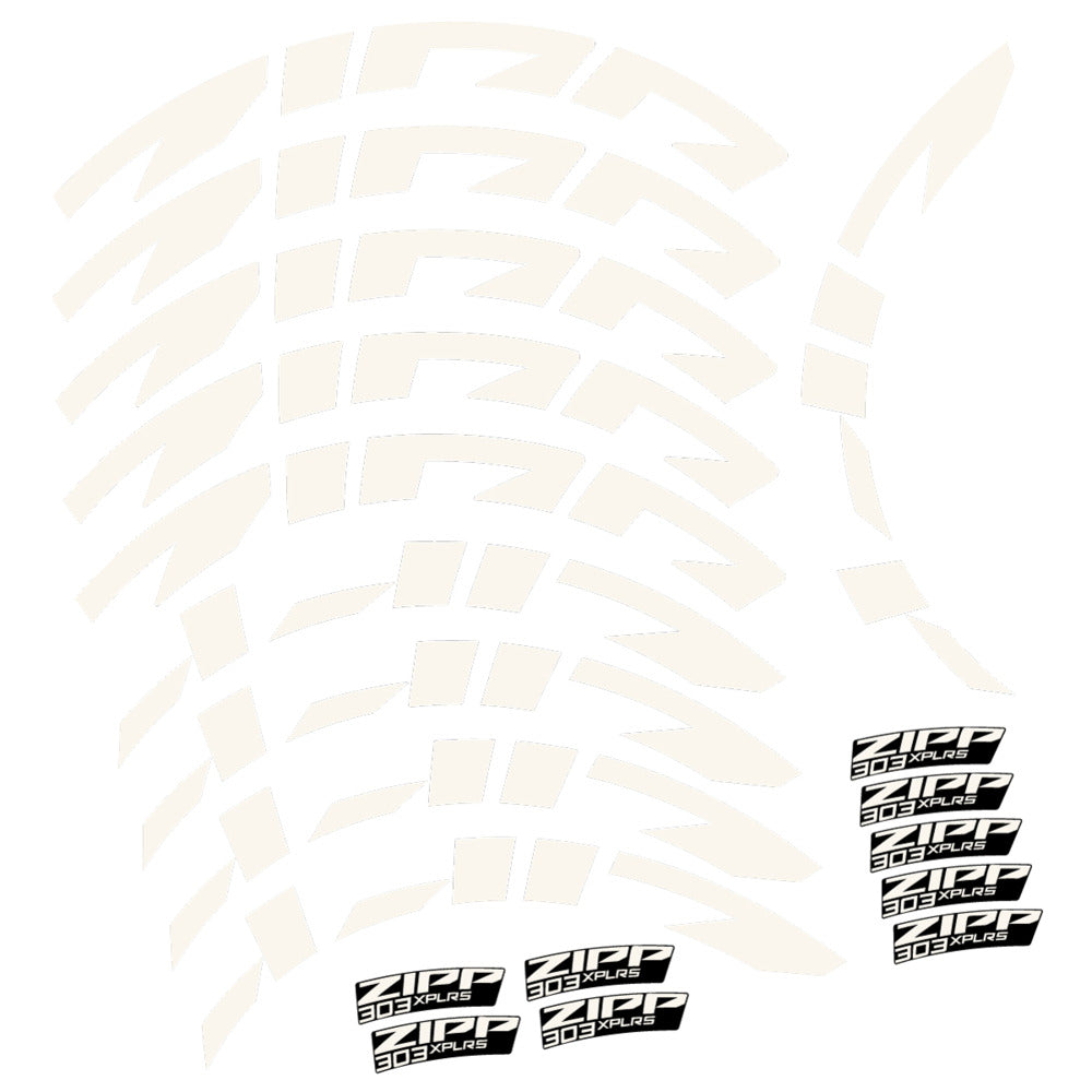 Compatible Decal Zipp 303 XPLR S, Road Wheel, bike sticker vinyl