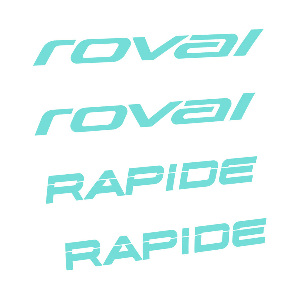 Stickers for Roval Rapide Carbon, Handlebar vinyl decals