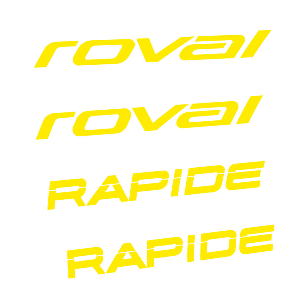 Stickers for Roval Rapide Carbon, Handlebar vinyl decals