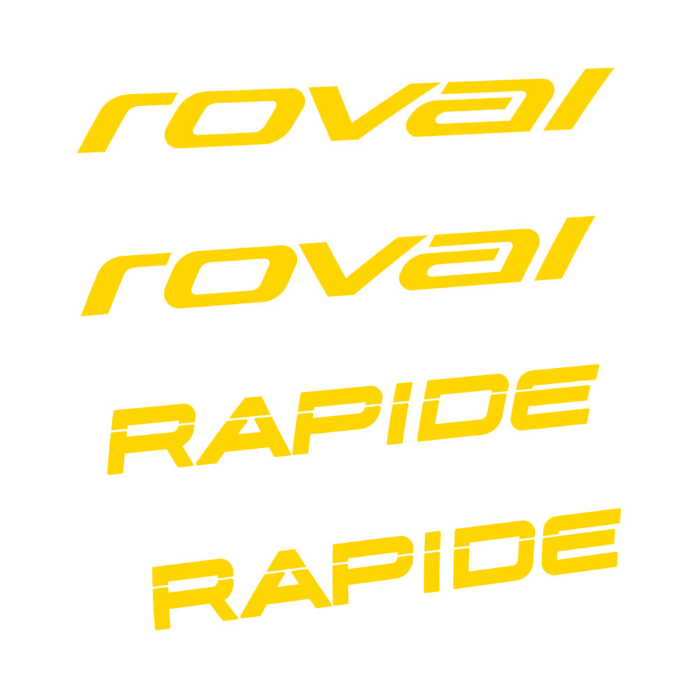 Stickers for Roval Rapide Carbon, Handlebar vinyl decals