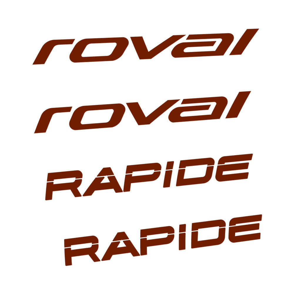 Stickers for Roval Rapide Carbon, Handlebar vinyl decals
