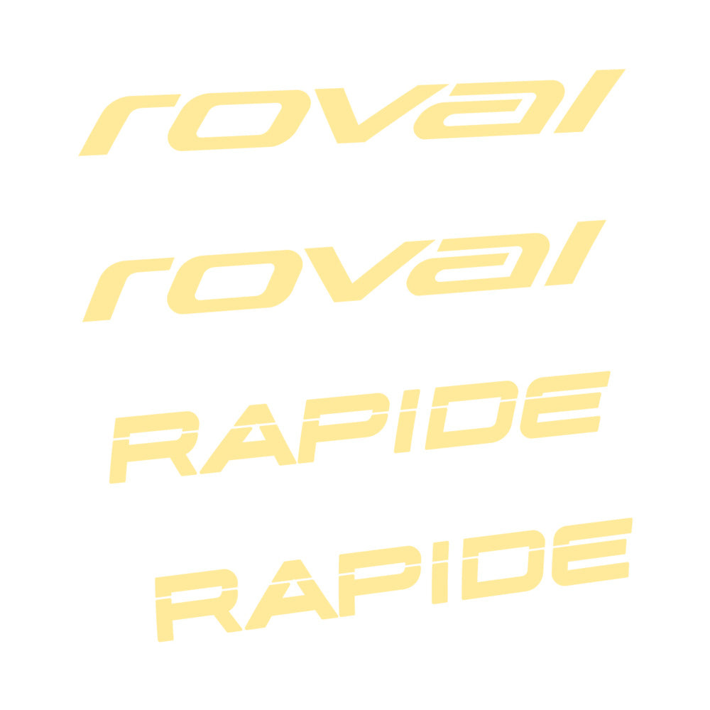 Stickers for Roval Rapide Carbon, Handlebar vinyl decals