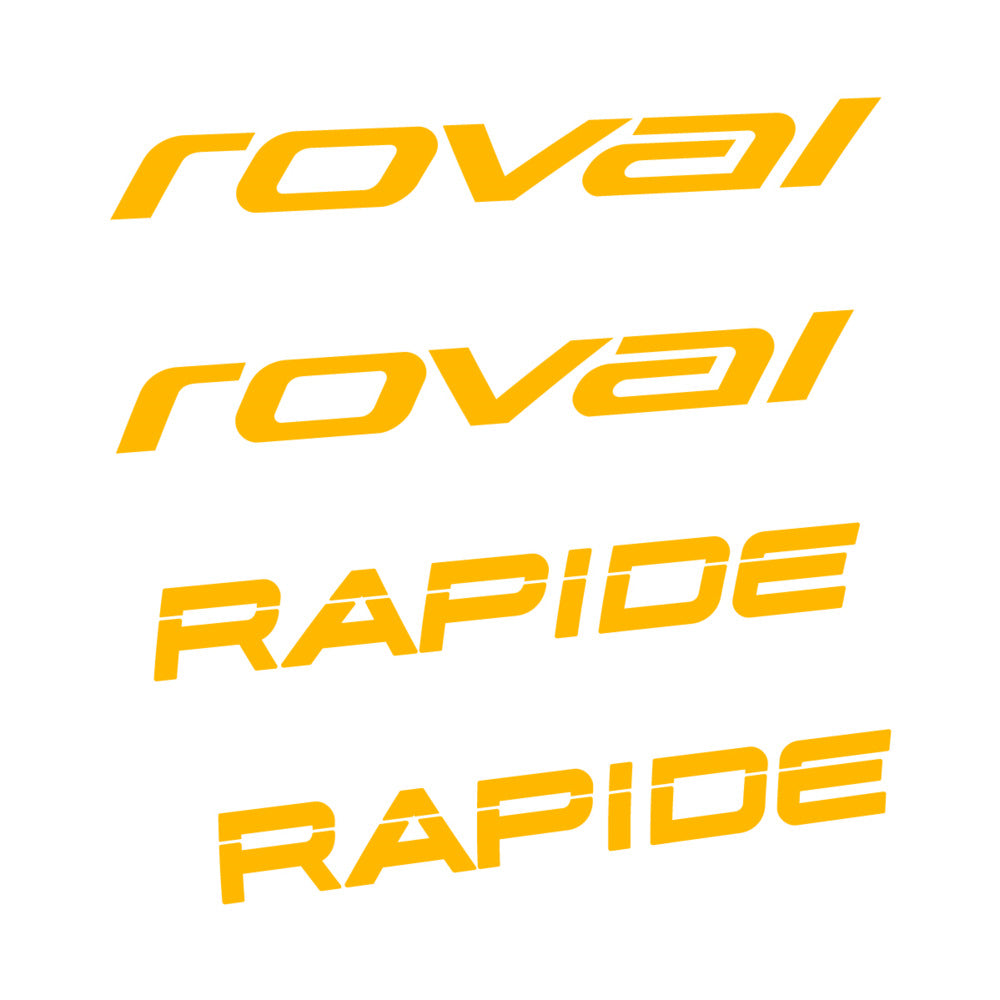 Stickers for Roval Rapide Carbon, Handlebar vinyl decals