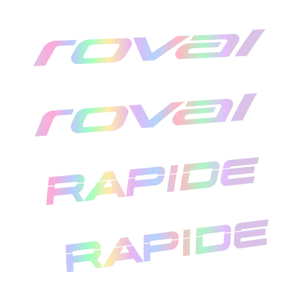 Stickers for Roval Rapide Carbon, Handlebar vinyl decals