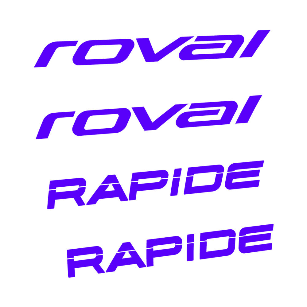Stickers for Roval Rapide Carbon, Handlebar vinyl decals