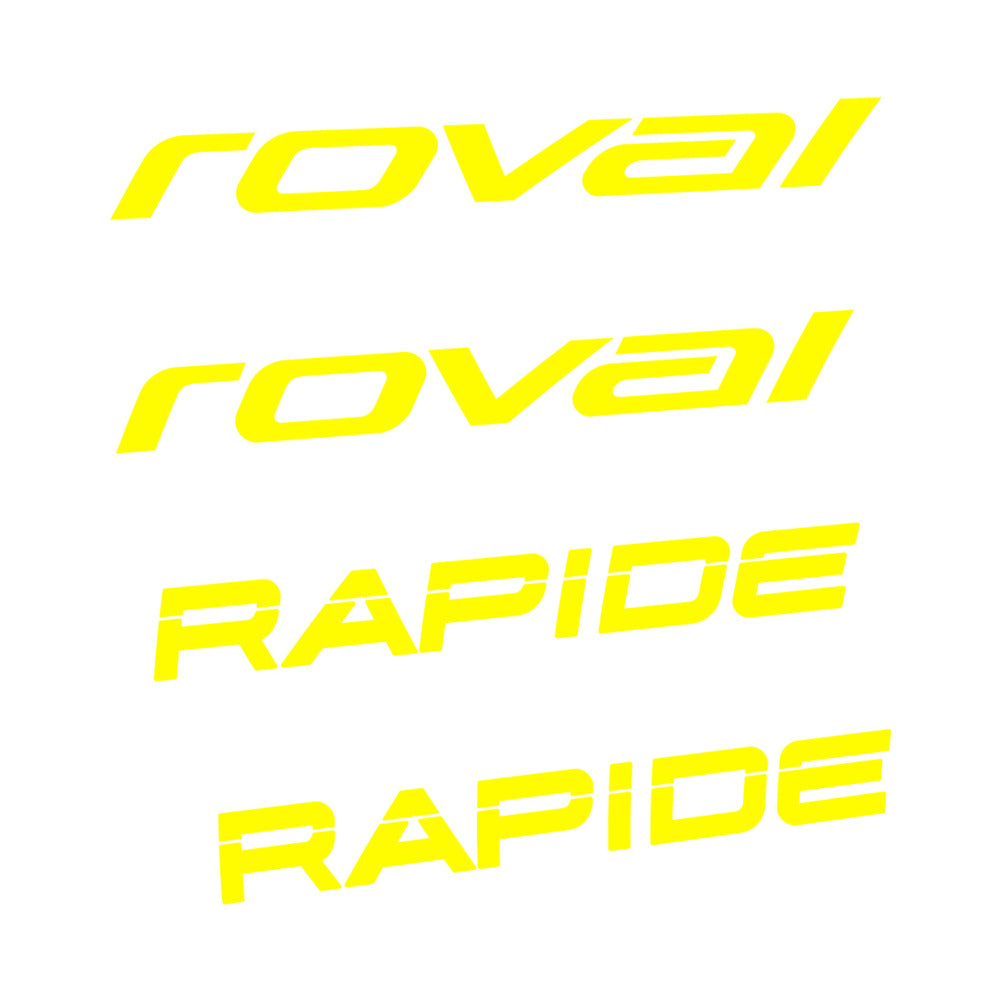 Stickers for Roval Rapide Carbon, Handlebar vinyl decals
