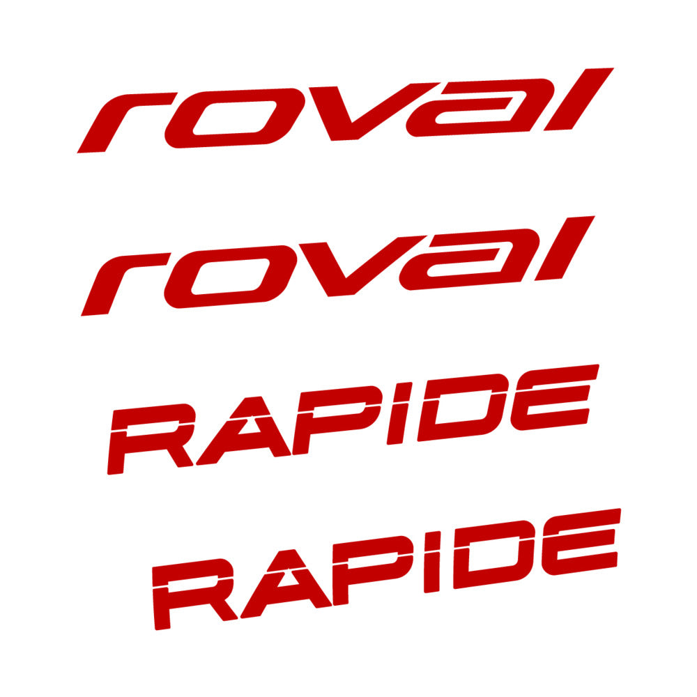 Stickers for Roval Rapide Carbon, Handlebar vinyl decals