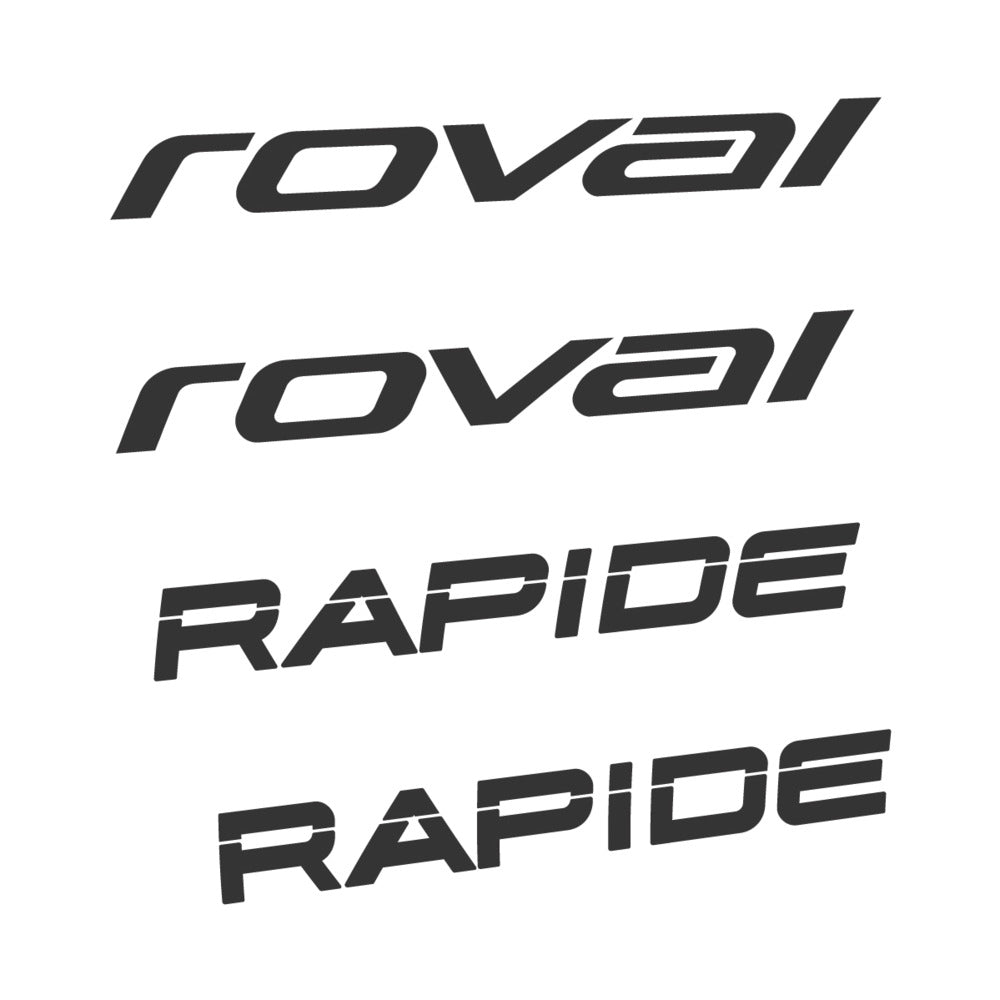 Stickers for Roval Rapide Carbon, Handlebar vinyl decals