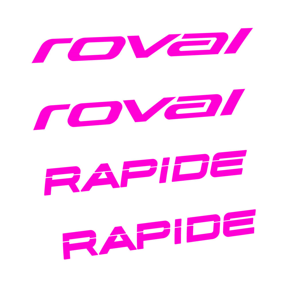 Stickers for Roval Rapide Carbon, Handlebar vinyl decals