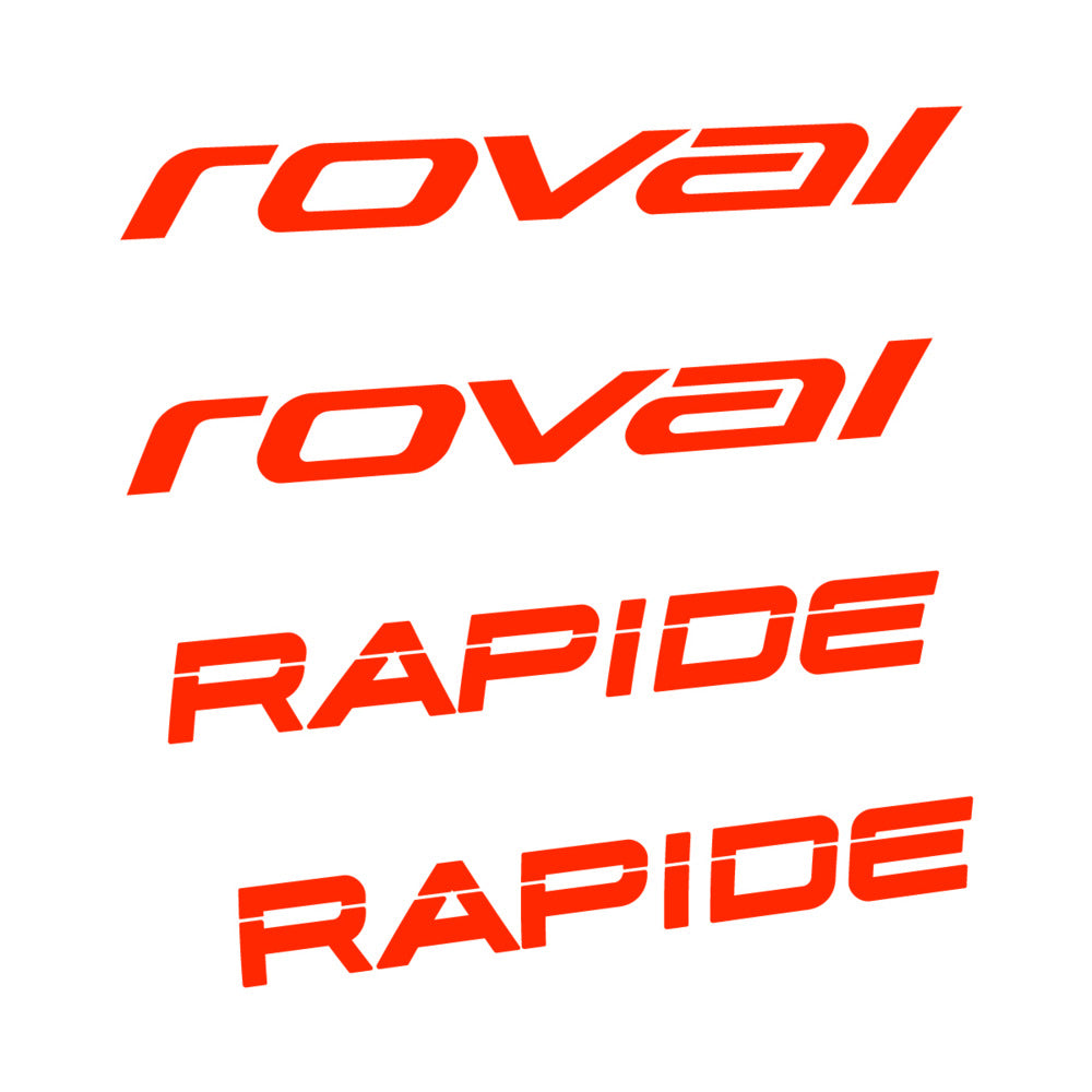 Stickers for Roval Rapide Carbon, Handlebar vinyl decals