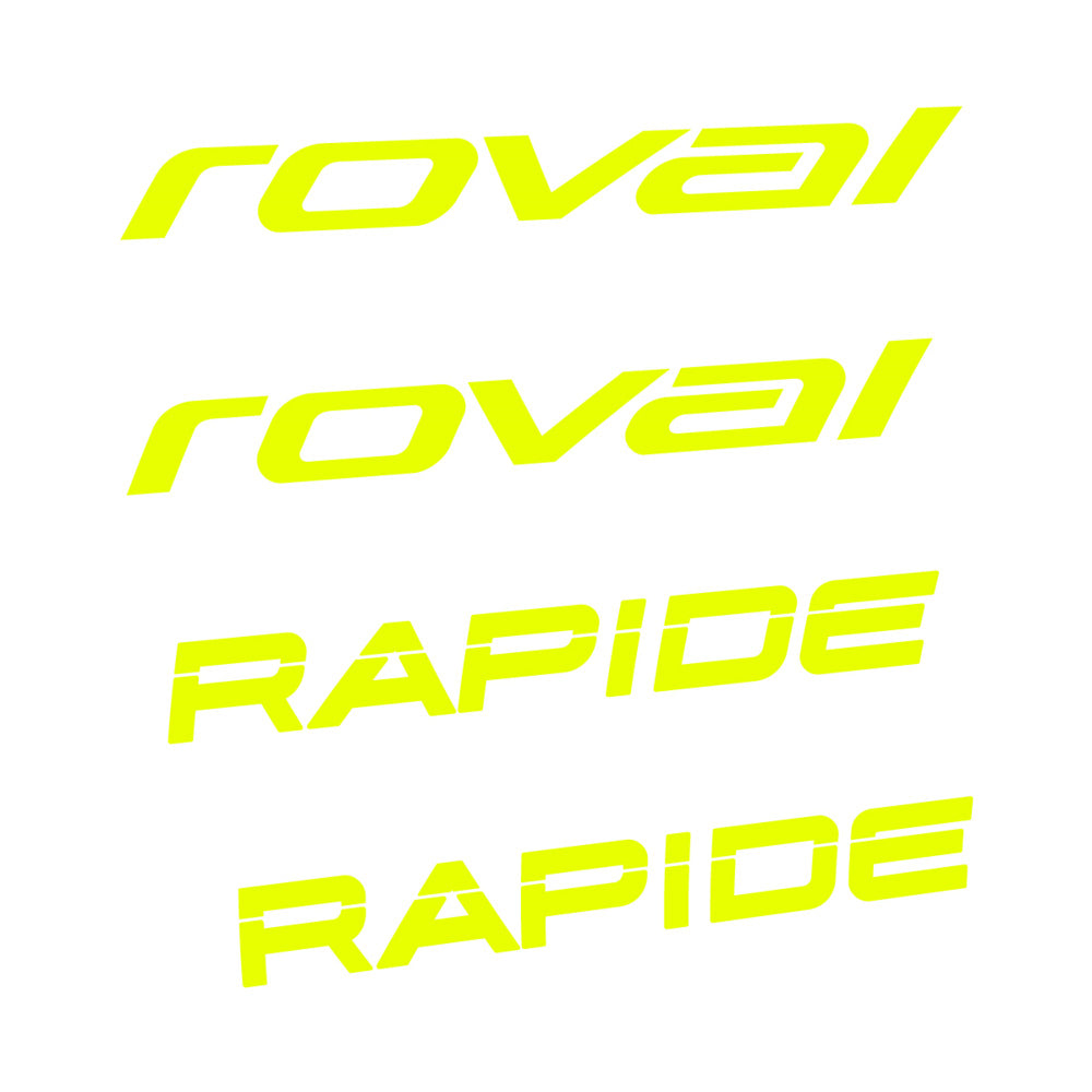 Stickers for Roval Rapide Carbon, Handlebar vinyl decals