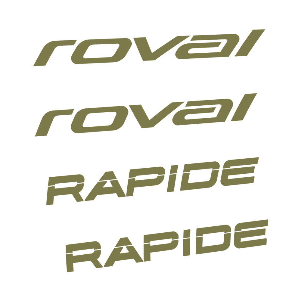 Stickers for Roval Rapide Carbon, Handlebar vinyl decals