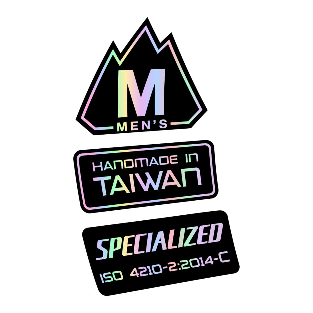 Stickers for Specialized S-Works MTB, Frame vinyl decals - Hollographic