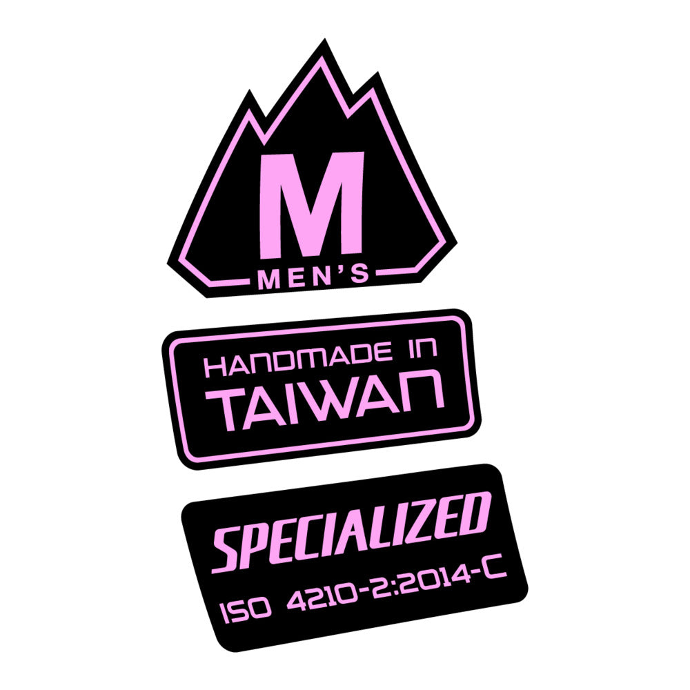 Stickers for Specialized S-Works MTB, Frame vinyl decals - Light Lilac