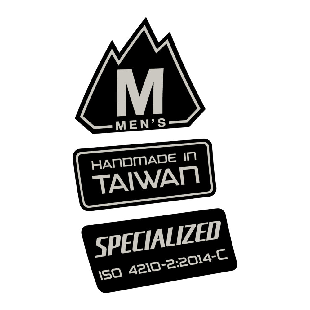 Stickers for Specialized S-Works MTB, Frame vinyl decals - Light Grey