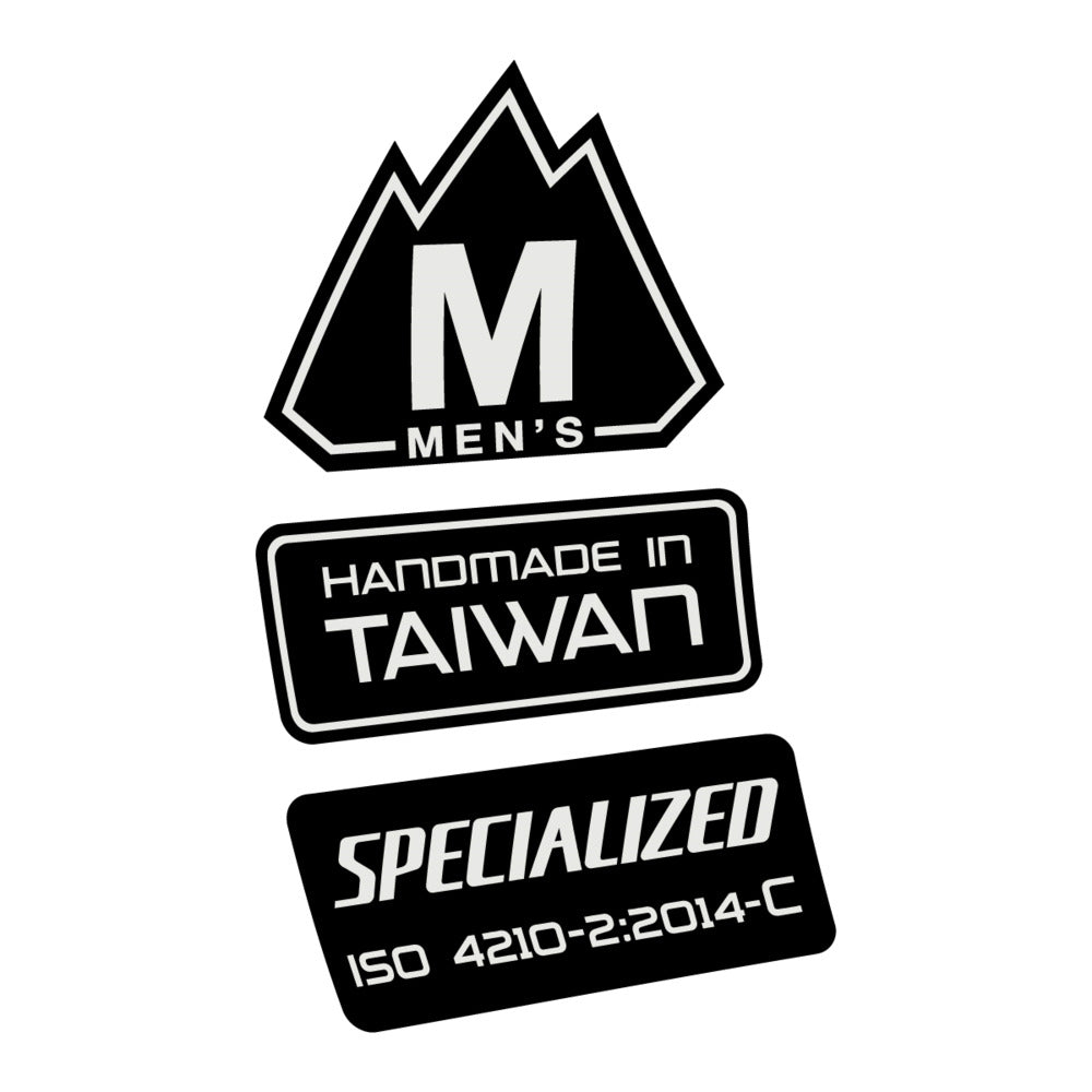 Stickers for Specialized S-Works MTB, Frame vinyl decals - Pearl Grey