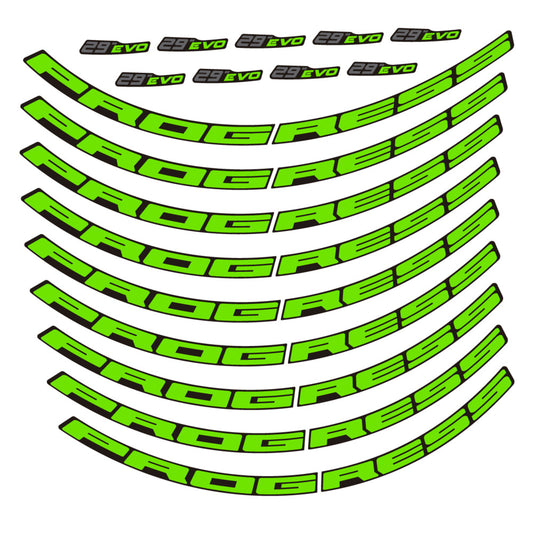 Stickers for Prxgress Evo Aluminium 2020, Mountain Wheel 29" vinyl decals