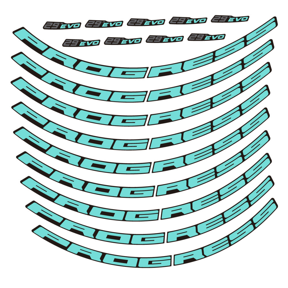 Stickers for Prxgress Evo Aluminium 2020, Mountain Wheel 29" vinyl decals