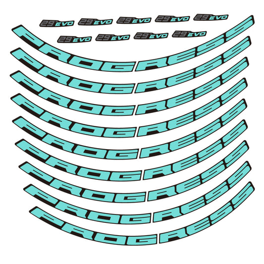 Stickers for Prxgress Evo Aluminium 2020, Mountain Wheel 29" vinyl decals