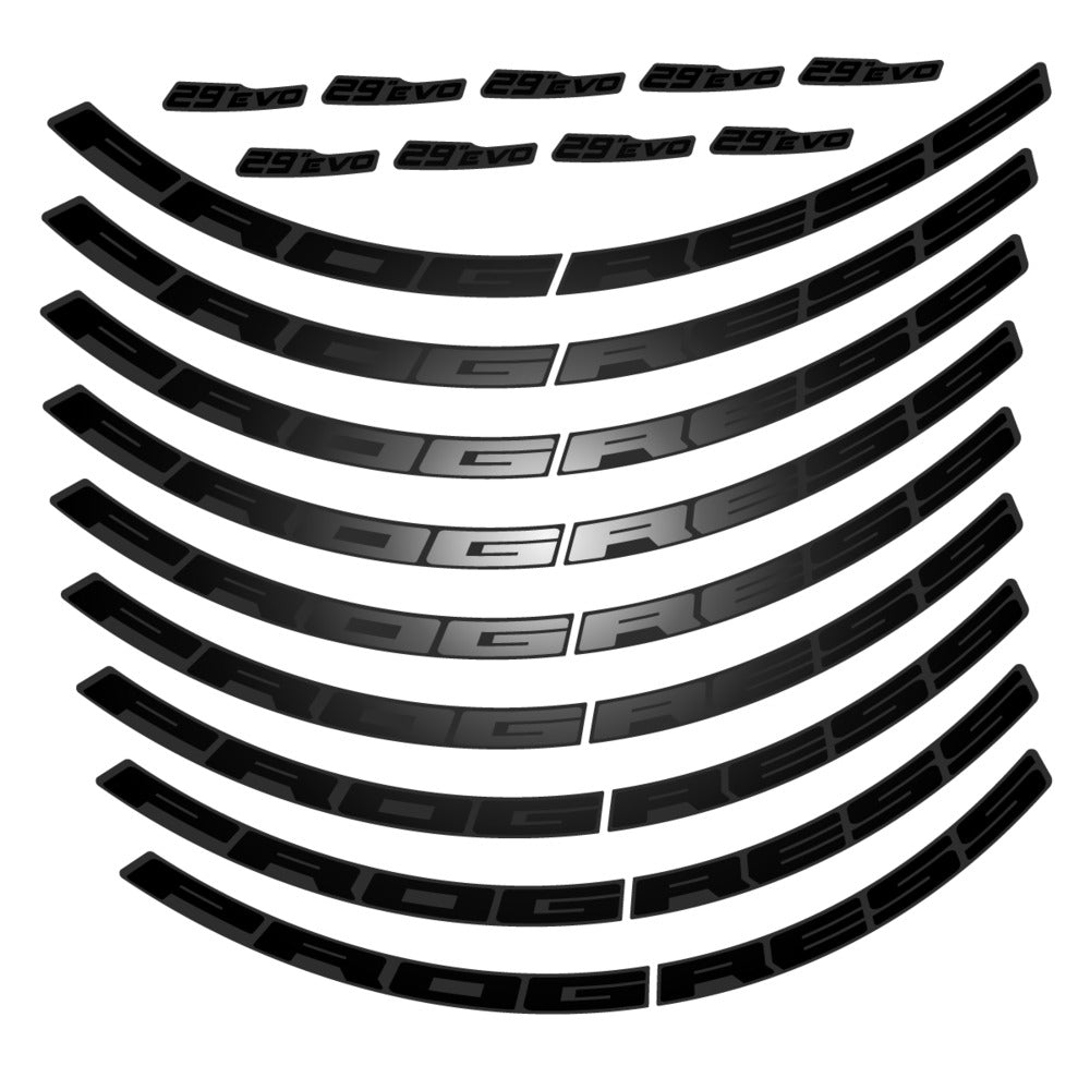 Stickers for Prxgress Evo Aluminium 2020, Mountain Wheel 29" vinyl decals