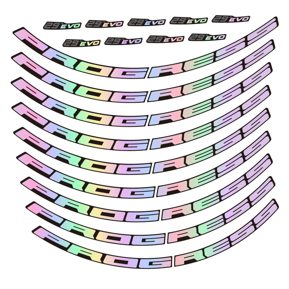 Stickers for Prxgress Evo Aluminium 2020, Mountain Wheel 29" vinyl decals