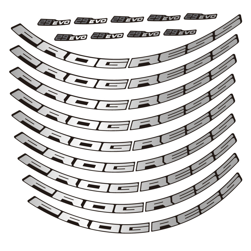 Stickers for Prxgress Evo Aluminium 2020, Mountain Wheel 29" vinyl decals