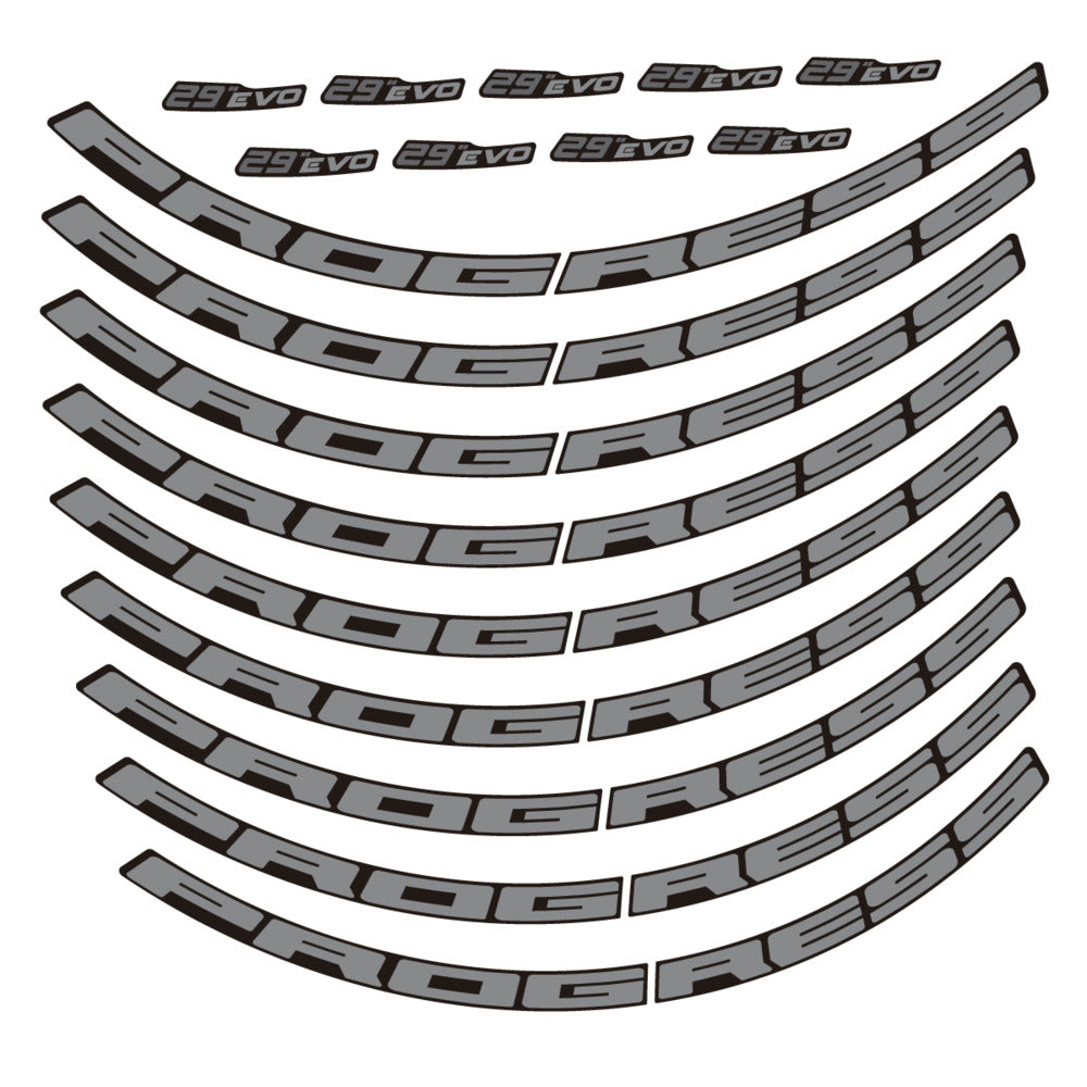 Stickers for Prxgress Evo Aluminium 2020, Mountain Wheel 29" vinyl decals