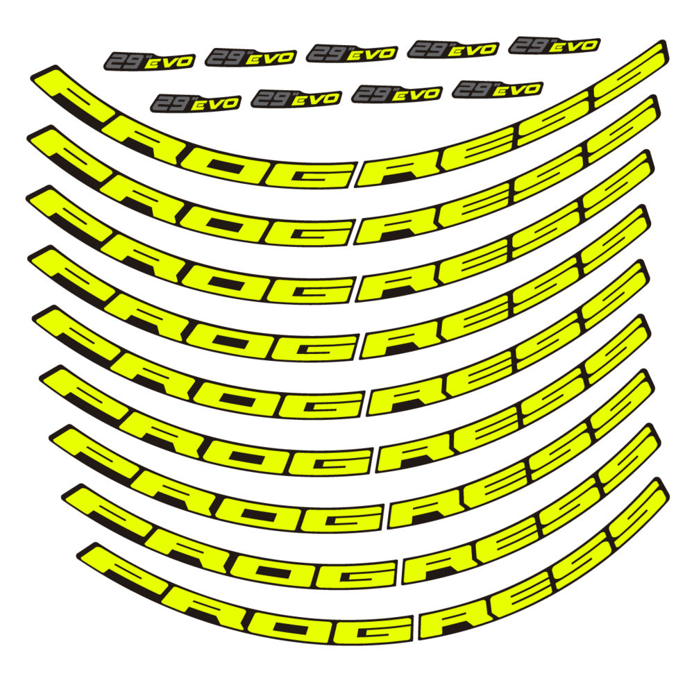 Stickers for Prxgress Evo Aluminium 2020, Mountain Wheel 29" vinyl decals
