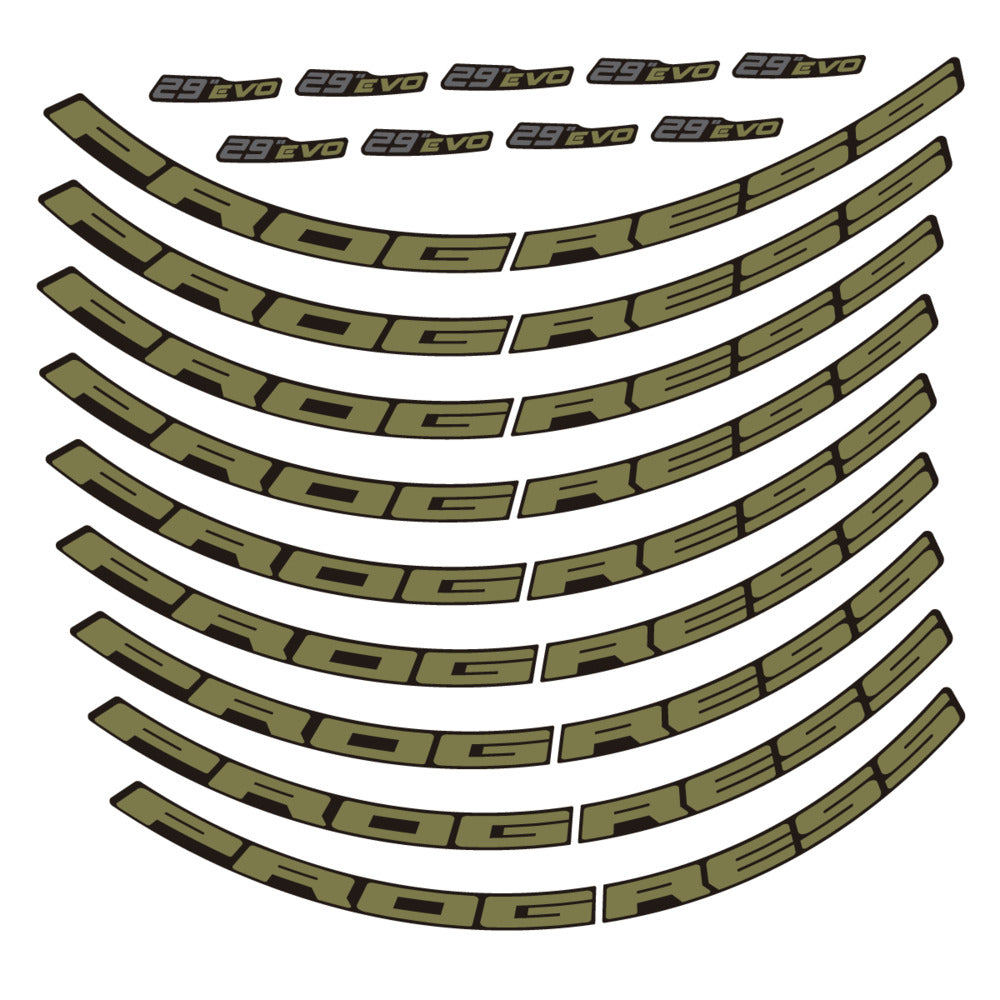 Stickers for Prxgress Evo Aluminium 2020, Mountain Wheel 29" vinyl decals