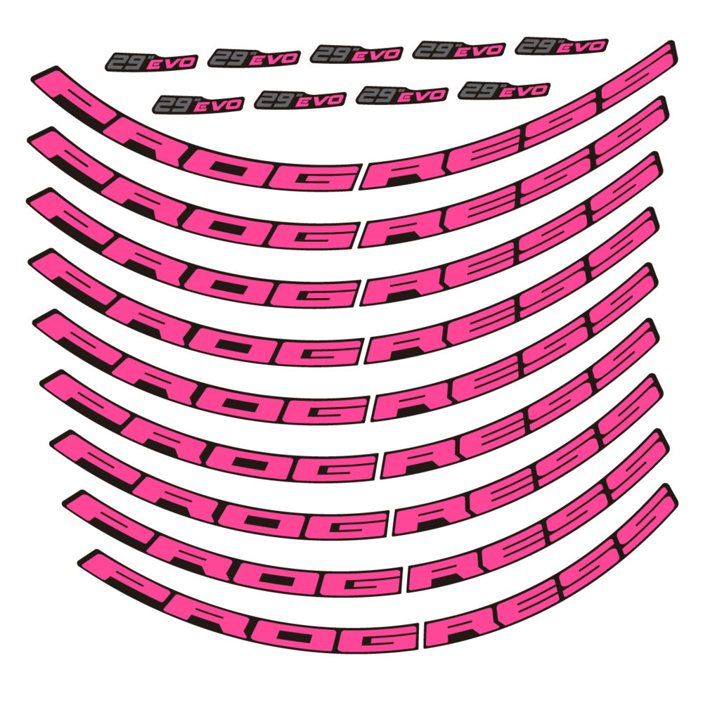 Stickers for Prxgress Evo Aluminium 2020, Mountain Wheel 29" vinyl decals