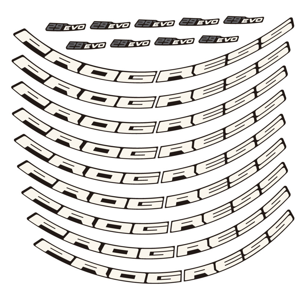 Stickers for Prxgress Evo Aluminium 2020, Mountain Wheel 29" vinyl decals