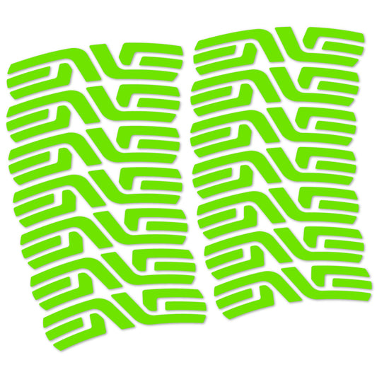 Stickers for ENVE SES 3.4 Disc Carbon Perfil 43 mm, Road Wheel vinyl decals - Apple Green