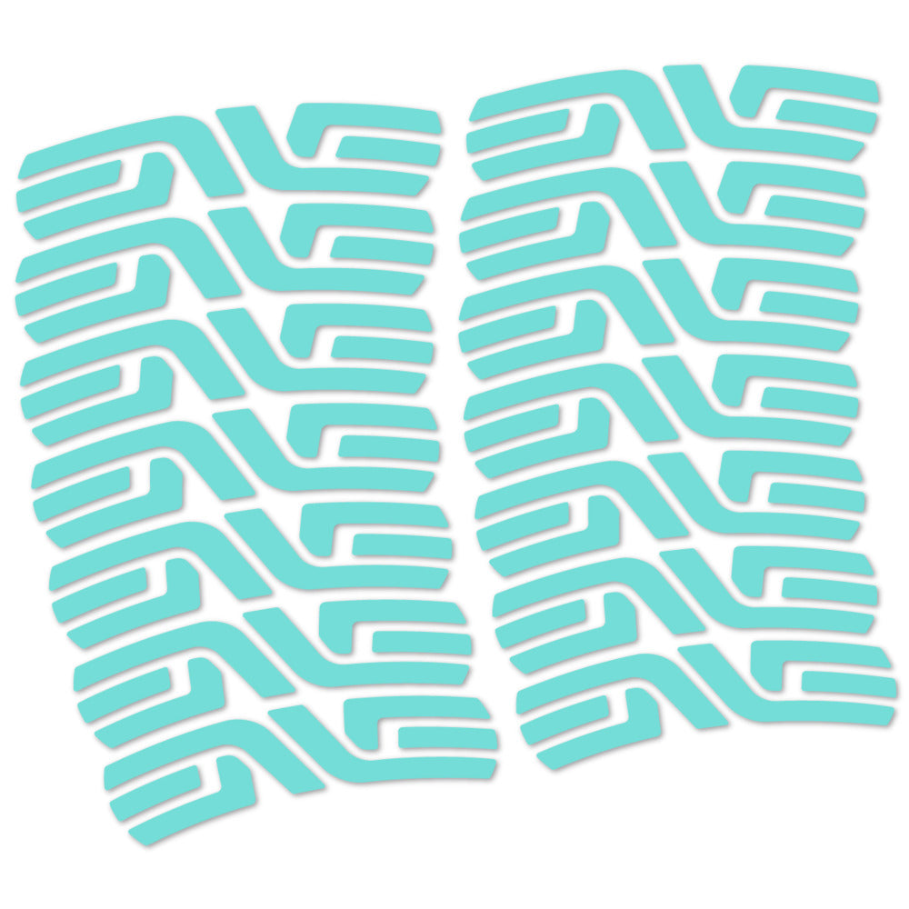 Stickers for ENVE SES 3.4 Disc Carbon Perfil 43 mm, Road Wheel vinyl decals - Blue Green