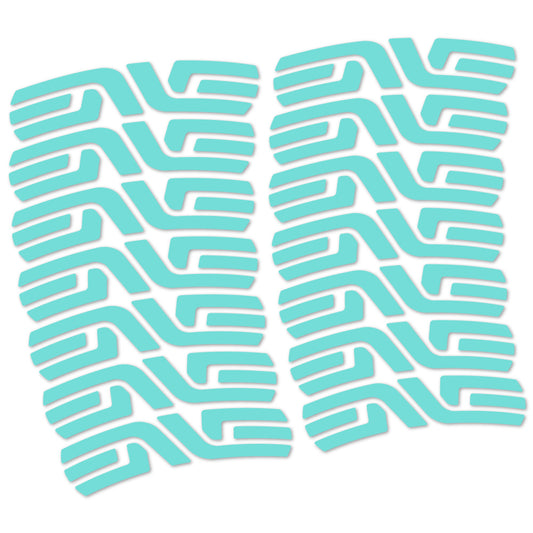 Stickers for ENVE SES 3.4 Disc Carbon Perfil 43 mm, Road Wheel vinyl decals - Blue Green
