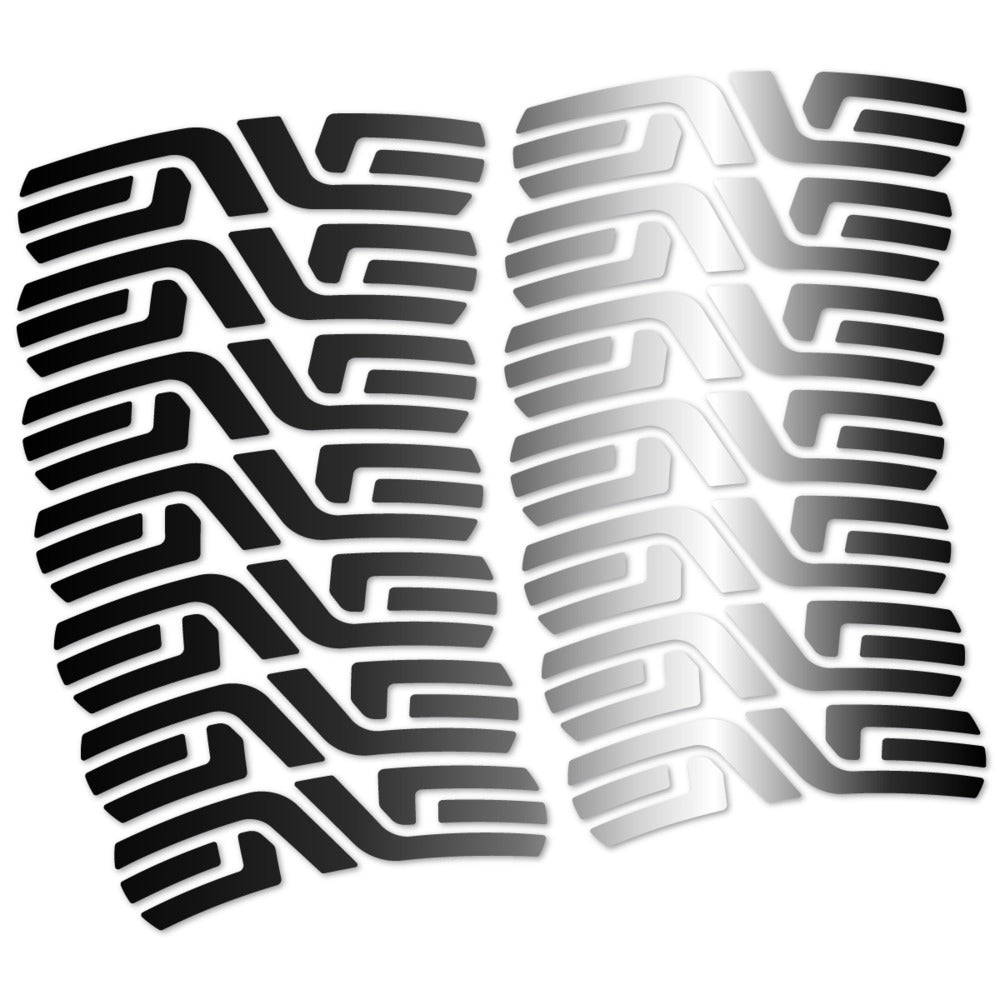 Stickers for ENVE SES 3.4 Disc Carbon Perfil 43 mm, Road Wheel vinyl decals - Black