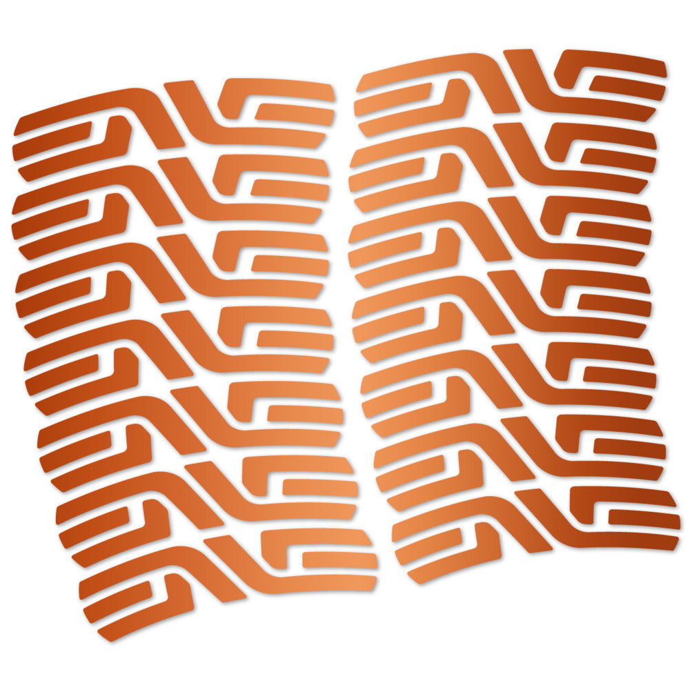 Stickers for ENVE SES 3.4 Disc Carbon Perfil 43 mm, Road Wheel vinyl decals - Bronze