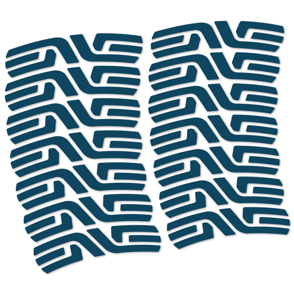 Stickers for ENVE SES 3.4 Disc Carbon Perfil 43 mm, Road Wheel vinyl decals - Dark Lake