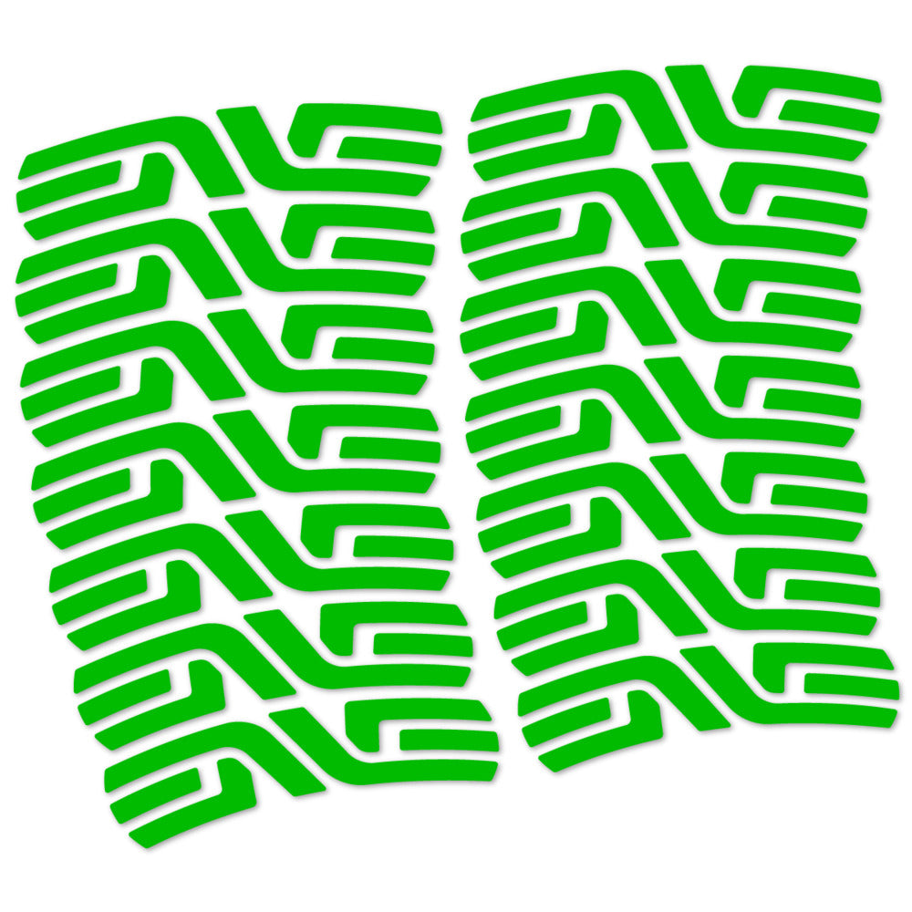 Stickers for ENVE SES 3.4 Disc Carbon Perfil 43 mm, Road Wheel vinyl decals - Grass Green