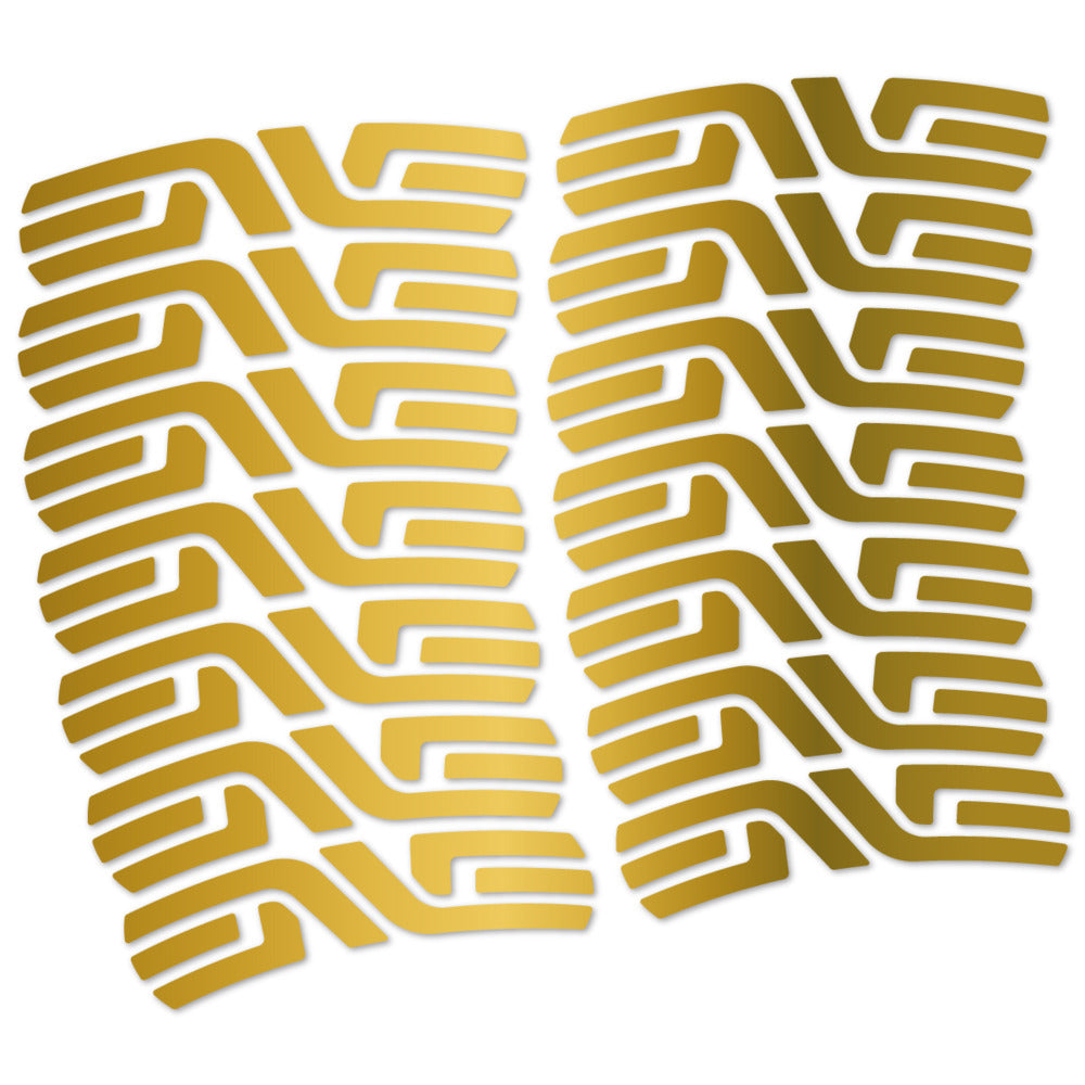 Stickers for ENVE SES 3.4 Disc Carbon Perfil 43 mm, Road Wheel vinyl decals - Gold