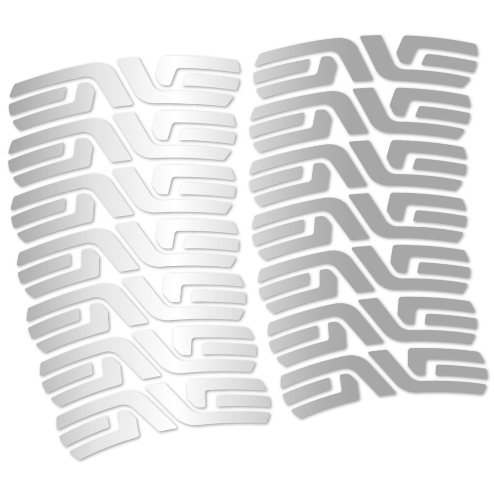 Stickers for ENVE SES 3.4 Disc Carbon Perfil 43 mm, Road Wheel vinyl decals - Light Silver