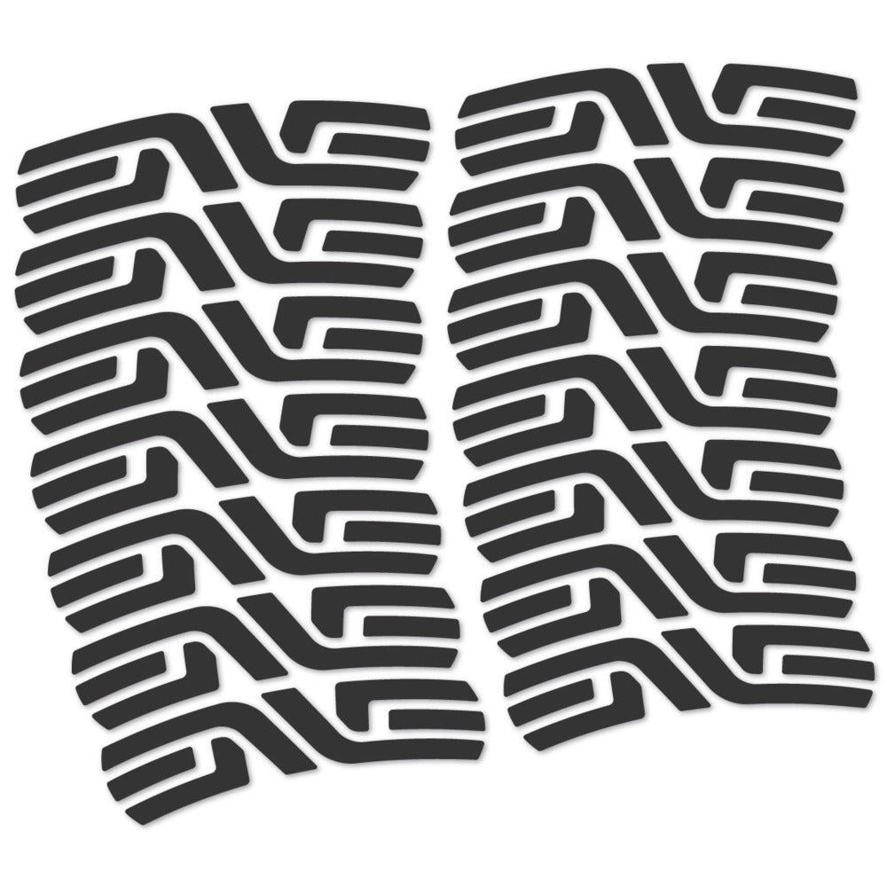 Stickers for ENVE SES 3.4 Disc Carbon Perfil 43 mm, Road Wheel vinyl decals - Very Dark Grey